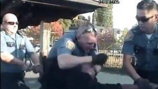 Seattle Police Choke And Punch Leo Etherly [Dash Cam]