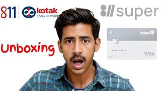 Unboxing Kotak 811 Super Account Welcome Kit: What's Inside ? || Kotak 811 super account benefits