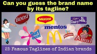 Guess Brand Name by its Tagline | Funny Indian Ads | The Quiz Zone #quiz #brands #tagline