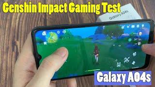 Samsung Galaxy A04s: Genshin Impact Gaming Test | 4GB RAM