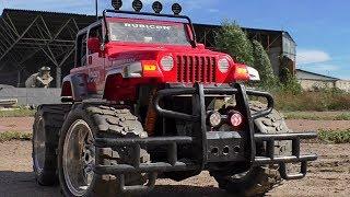 Машинка на радиоуправлении New Bright - Jeep Wrangler Rubicon 1:10