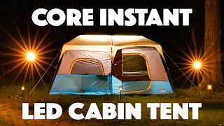 Core 9 Person Instant Cabin Tent with LED Lights