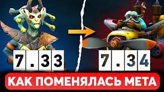 ПАТЧ 7.34 - КАК ПОМЕНЯЛАСЬ МЕТА, ГЕЙМПЛЕЙ И МАКРОИГРА ДОТА