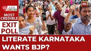Congress Lead Projected In Karnataka Exit Polls | Projected Vote Share | Education & Geography Vise