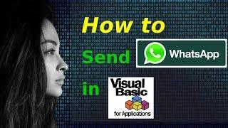 How to send WhatsApp messages in VBA / VB Script (Outdated)