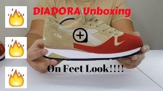 Diadora v7000 Premium  -  UNBOXING & ON FEET - Detailed Shots