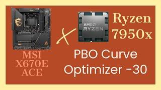 PBO Overclocking guide with Ryzen 7950x ( Easy method For Beginners and Advanced users )