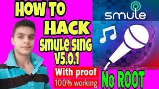 How to hack sing! smule v5.0.1 (latest version) WITH PROOF  100%working without root