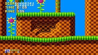 Sonic 1 Prototype - "Green Hill Zone Act 4" and another weird glitch