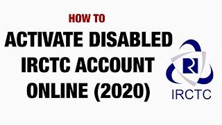 How To Activate Disabled IRCTC Account