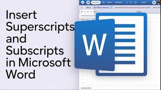 How to Insert Superscripts and Subscripts in Microsoft Word – Quick & Easy Guide!