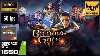 Baldur's Gate 3 [EARLY ACCESS] Gameplay GTX 1650, Ryzen 5 3550H, Medium Settings, 1080p