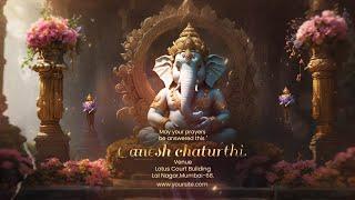 Ganesh Chaturthi 3D Animated E-Card Template After Effects Template