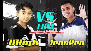 TS UHigh BOCAH AJAIB vs RSG IronPRO serious gameplay l TDM Mode PUBG Mobile