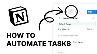 How to Create Automated Tasks in Notion