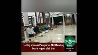 Re Organisasi Pengurus NU Ranting Desa Ngemplak Lor