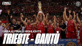 Gara 4 Pallacanestro Trieste - Acqua S.Bernardo Cantù | Finali Playoff 2024 Serie A2 | #highlights