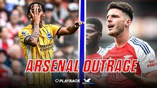 Arsenal vs Brighton DEBATE for Rice red card... | Ft. AFTV