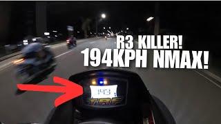 R3 KILLER NMAX!! 194KPH TOPSPEED!!