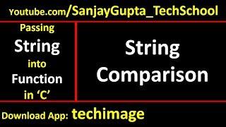 String comparison by passing string into function in c programming | by Sanjay Gupta