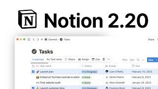 Notion 2.20: What's New?