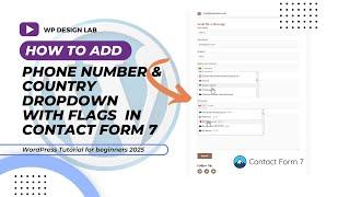 Add Phone Number & Country Dropdown with Flags in Contact Form 7