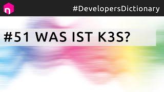 Was ist K3S? // deutsch