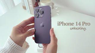 iPhone 14 Pro Purple  Aesthetic Unboxing | Apple Magsafe Cases | Phone Stand