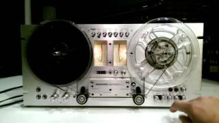 Pioneer RT 707 Reel to reel recording and playback demonstration