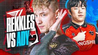 T1 REKKLES VS ADY - T1 VS NONGSHIM LCK CL 2024 - CAEDREL