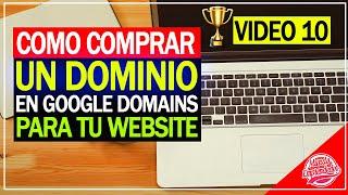 Como comprar un dominio en google sites 2022