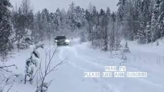 ALL NEW TOYOTA LAND CRUISER 200 KING OFFROAD ON SNOW