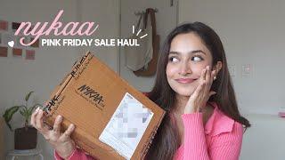 nykaa pink friday sale haul | makeup, skincare & more