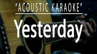 Kemarin - The Beatles (karaoke akustik)