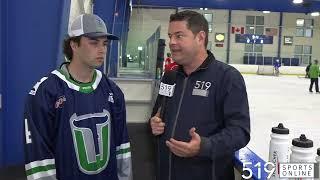 Aidan Mead acquired and signed by the Fergus Whalers