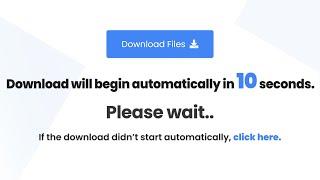 Download Button With A Countdown Timer | To Download Files Automatically - HTML, CSS & Javascript