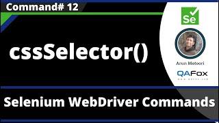 cssSelector() Command - Selenium WebDriver