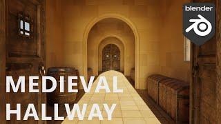 How to Create a Medieval Hallway in Blender 3.6