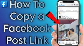 How To Copy A Post Link On Facebook!