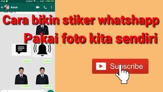 Cara bikin stiker WhatsApp dengan foto kita sendiri - By Iman JH