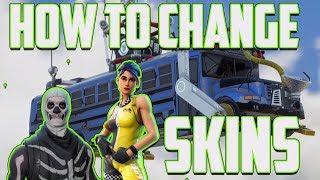 How to change your Skin on Fortnite Battle Royale (Customize Character)