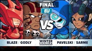 Godly & Blaze vs Pavelski & Sarme - Winners Final - Winter Championship 2024 - EU 2v2