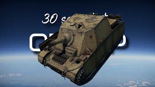 30-ти секундный обзор Brummbär в War Thunder