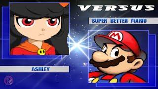 ASHLEY  VS  SUPER BETTER MARIO