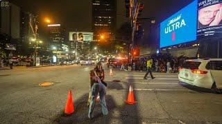 Atlanta Georgia Nightlife - State Farm Arena 2 - Walking Tour 4k