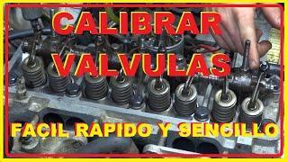 COMO REGULAR VALVULAS, MOTOR 4 CILINDROS. MUY FACIL DE APRENDER ....