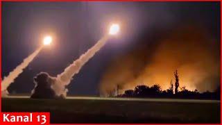 Footage of ATACMS strike on Crimea and explosion at the space communications center