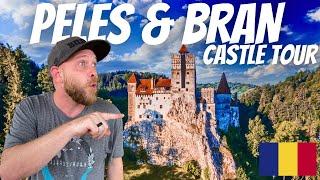 TRANSYLVANIA CASTLE TOUR: Inside Dracula’s Bran Castle & Peles Castle | Romania Travel Vlog 2024