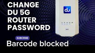 Du password and barcode scan problem solved