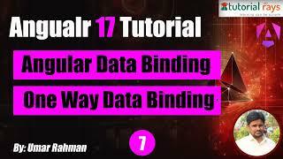 7. Angular 17  One Way Data Binding: Learn with Practical Example - Tutorial Rays